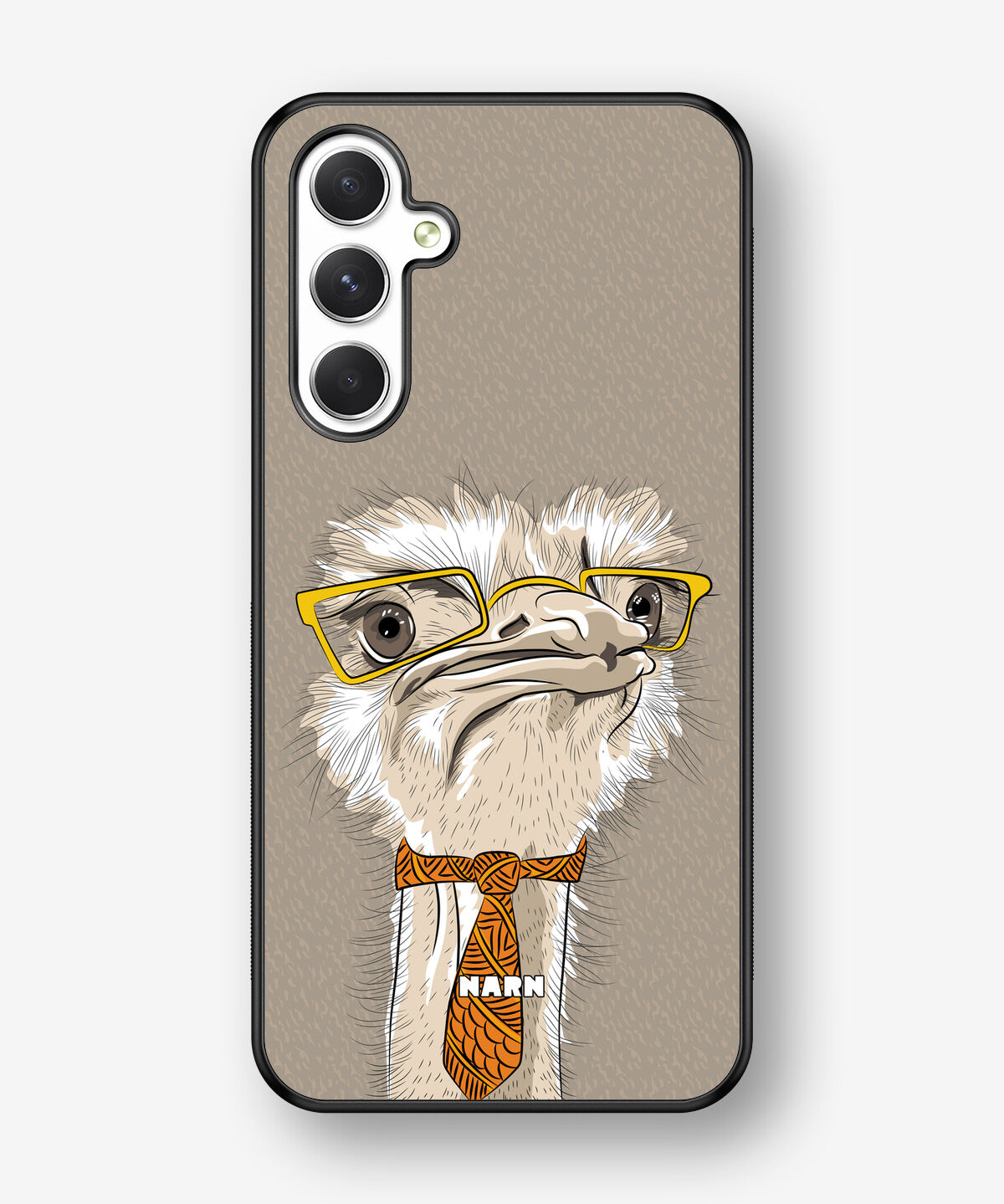 Samsung Galaxy A54 5G Hard Case – Hipster Ostrich - View 1