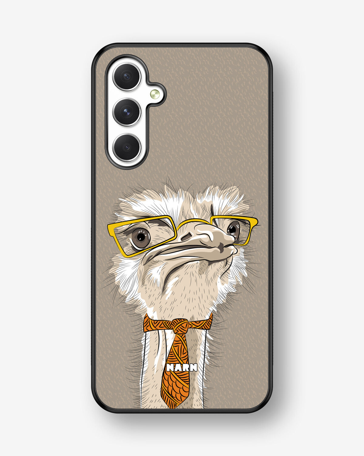 Samsung Galaxy A54 5G Hard Case – Hipster Ostrich - View 1
