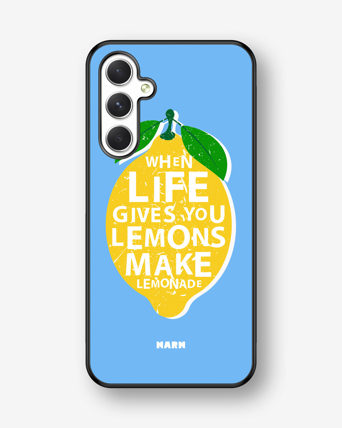 Samsung Galaxy A54 5G Hard Case – Lemon Quote - View 1