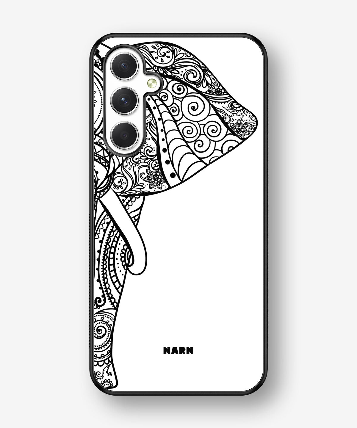Samsung Galaxy A54 5G Hard Case – Mandala Elephant - View 1