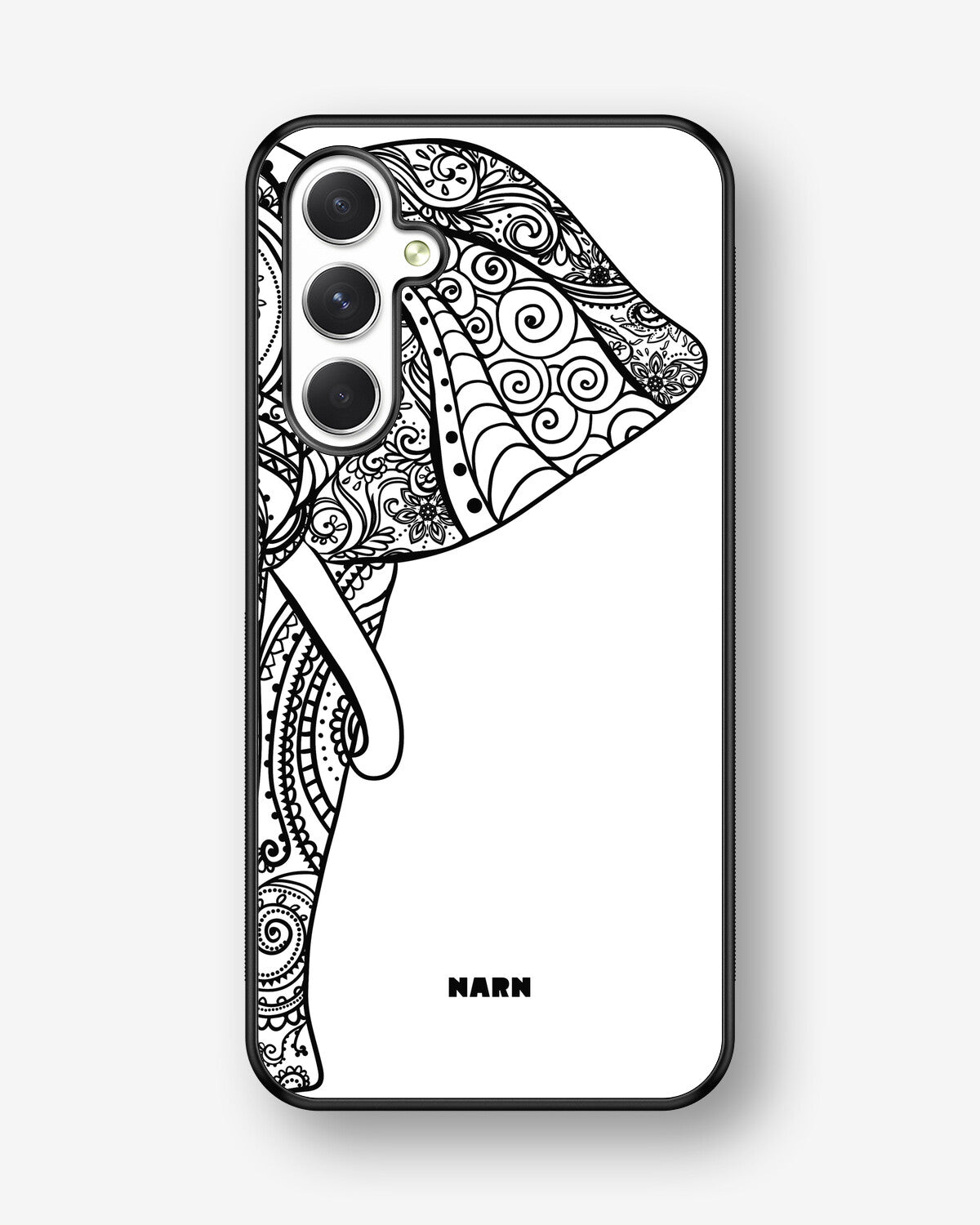 Samsung Galaxy A54 5G Hard Case – Mandala Elephant - View 1