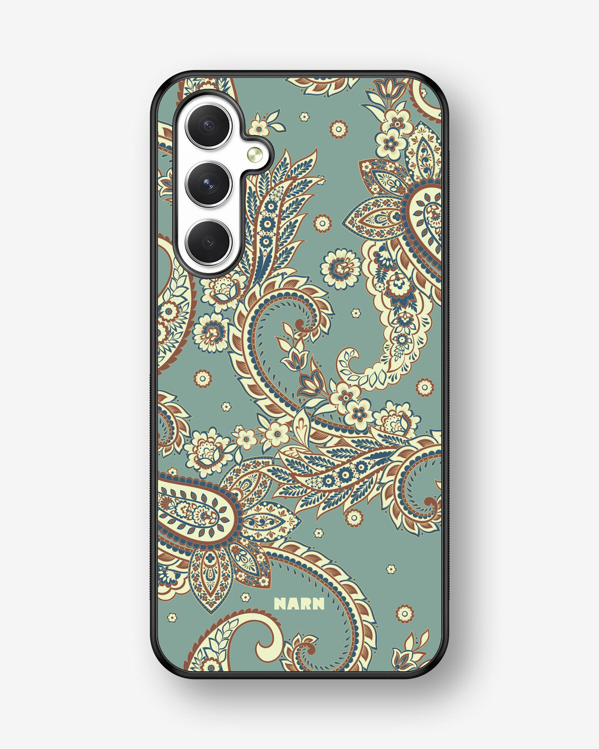 Samsung Galaxy A54 5G Hard Case – Paisley Green - View 1