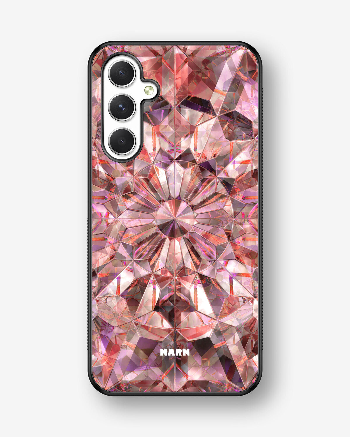 Samsung Galaxy A54 5G Hard Case – Pink Crystals - View 1