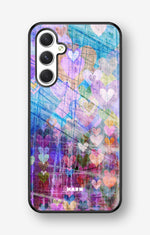 Samsung Galaxy A54 5G Hard Case – Purple Hearts - View 1