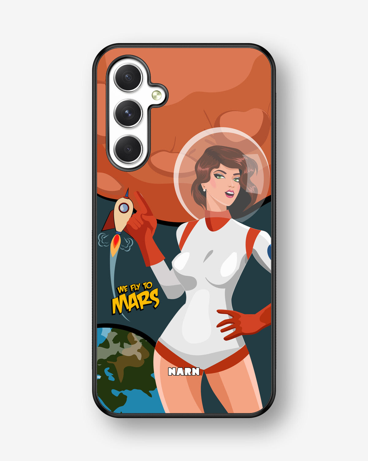 Samsung Galaxy A54 5G Hard Case – We Fly To Mars - View 1