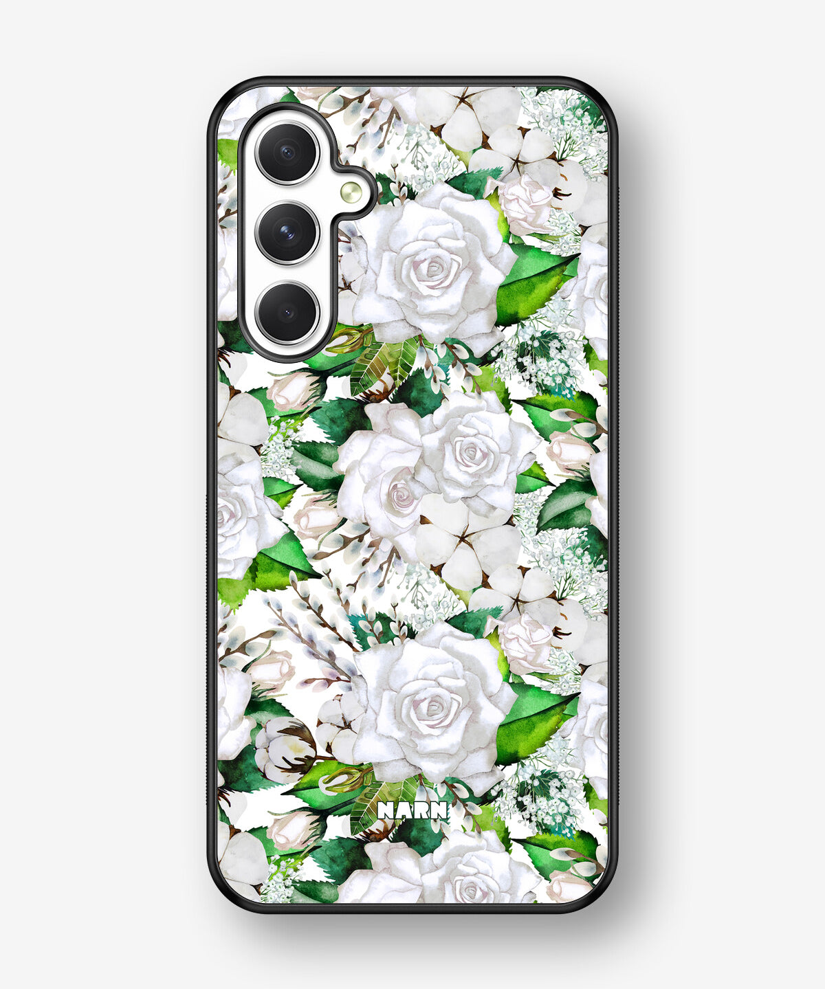 Samsung Galaxy A54 5G Hard Case – White Bloom - View 1