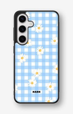 Samsung Galaxy A56 Hard Case – Blue Daisies - View 1