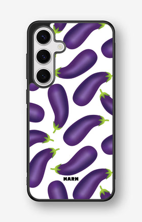 Samsung Galaxy A56 Hard Case – Eggplant Pattern - View 1