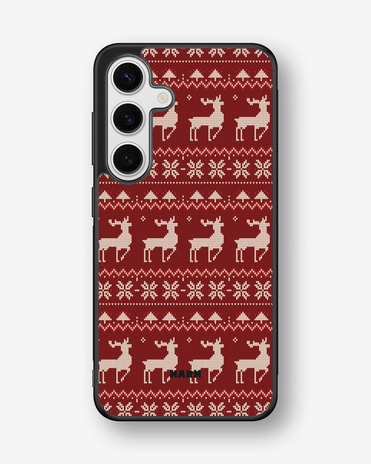 Samsung Galaxy A56 Hard Case – Reindeer Knit - View 1