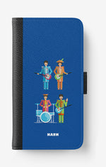 Samsung Galaxy A70 Wallet Case - Beatles Blue - View 1