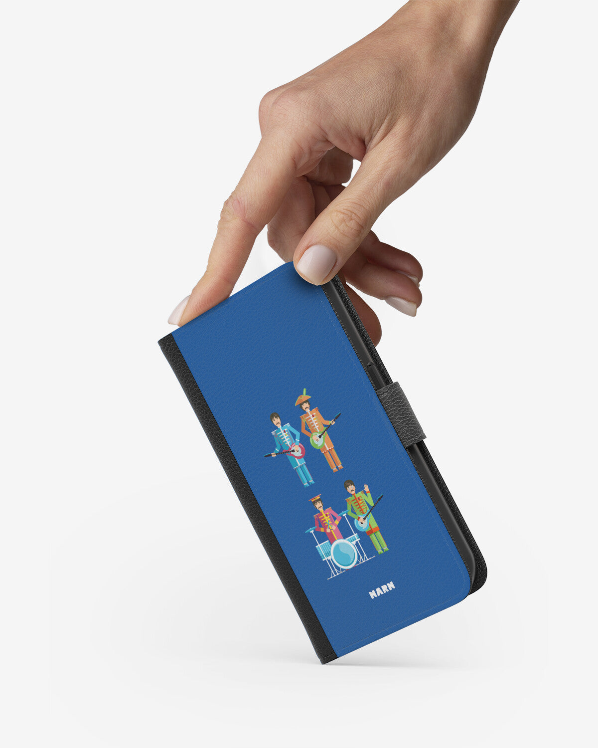 Samsung Galaxy A70 Wallet Case - Beatles Blue - View 2