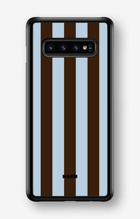 Samsung Galaxy S10 Hard Case – Bistro Stripes - View 1
