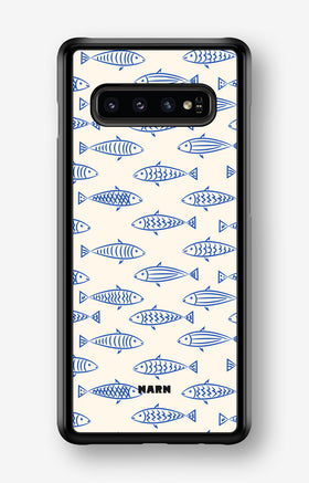 Samsung Galaxy S10 Hard Case – Blue Catch - View 1