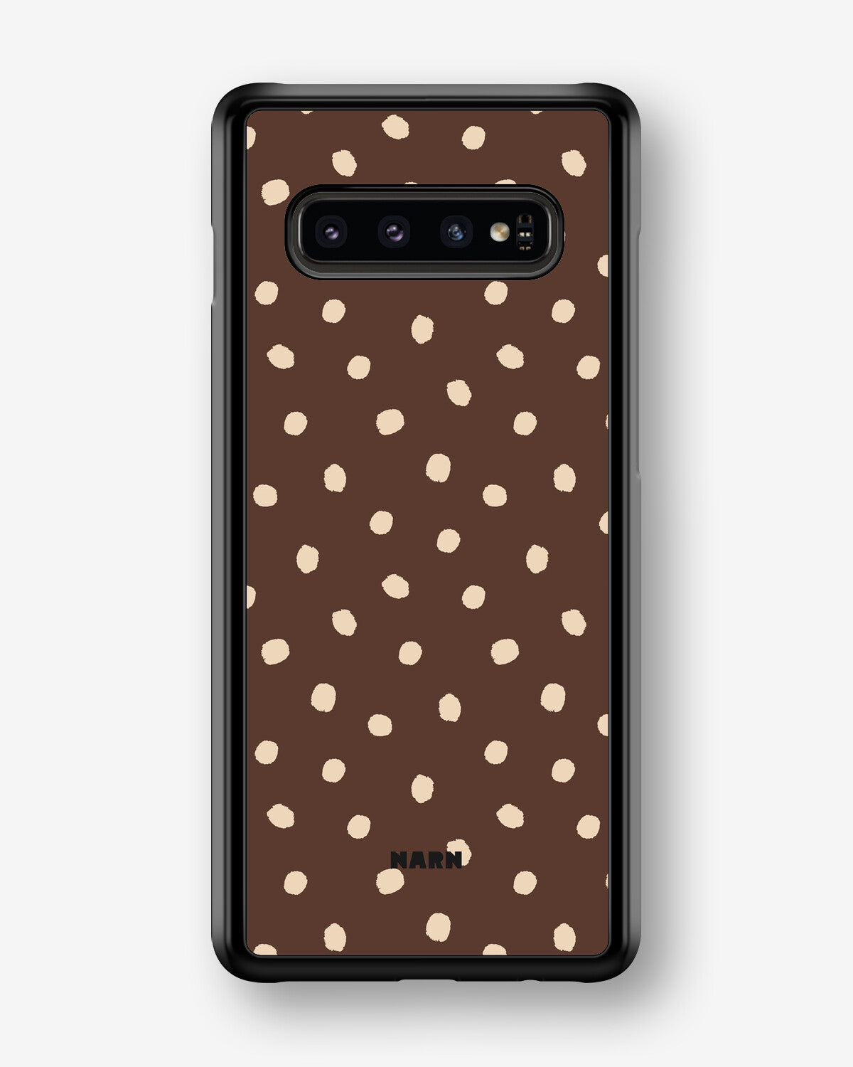 Samsung Galaxy S10 Hard Case – Choco Dots - View 1
