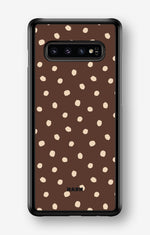 Samsung Galaxy S10 Hard Case – Choco Dots - View 1