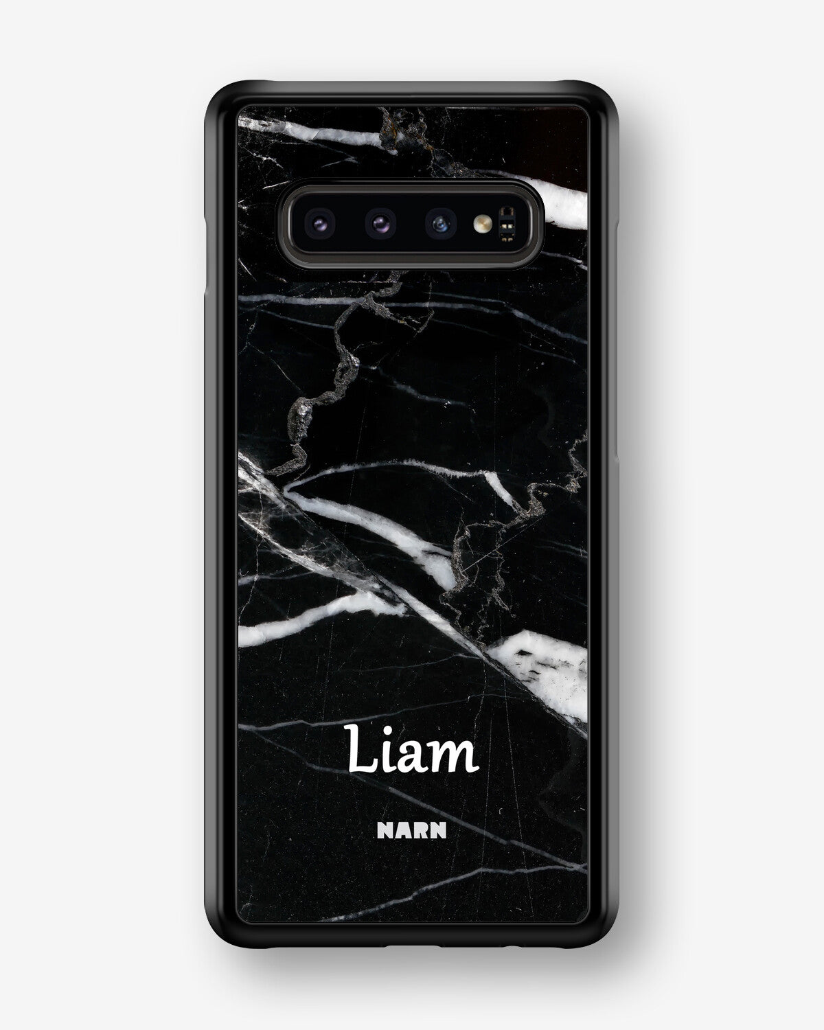 Samsung Galaxy S10 Hard Case – Custom - Black Marble - View 1