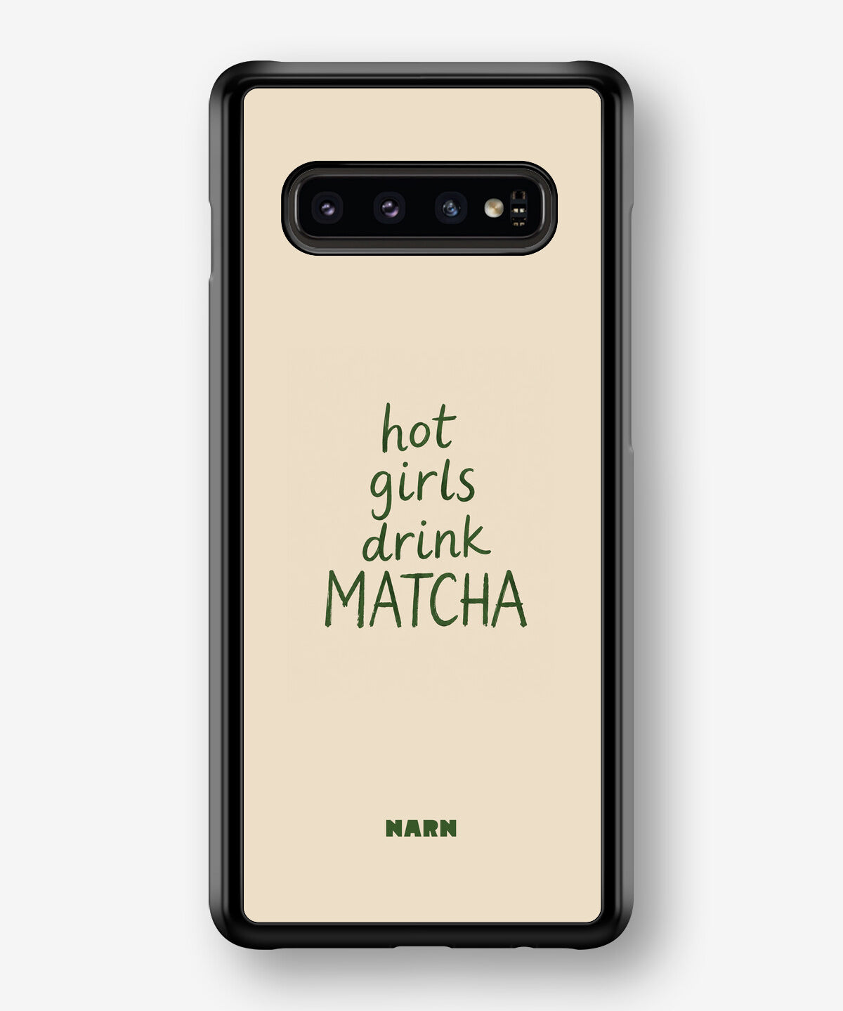 Samsung Galaxy S10 Hard Case – Drink Matcha - View 1