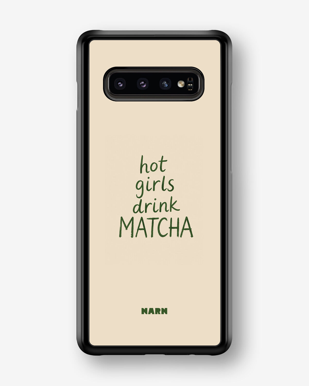 Samsung Galaxy S10 Hard Case – Drink Matcha - View 1