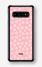 Samsung Galaxy S10 Hard Case – Pink Daisy - View 1