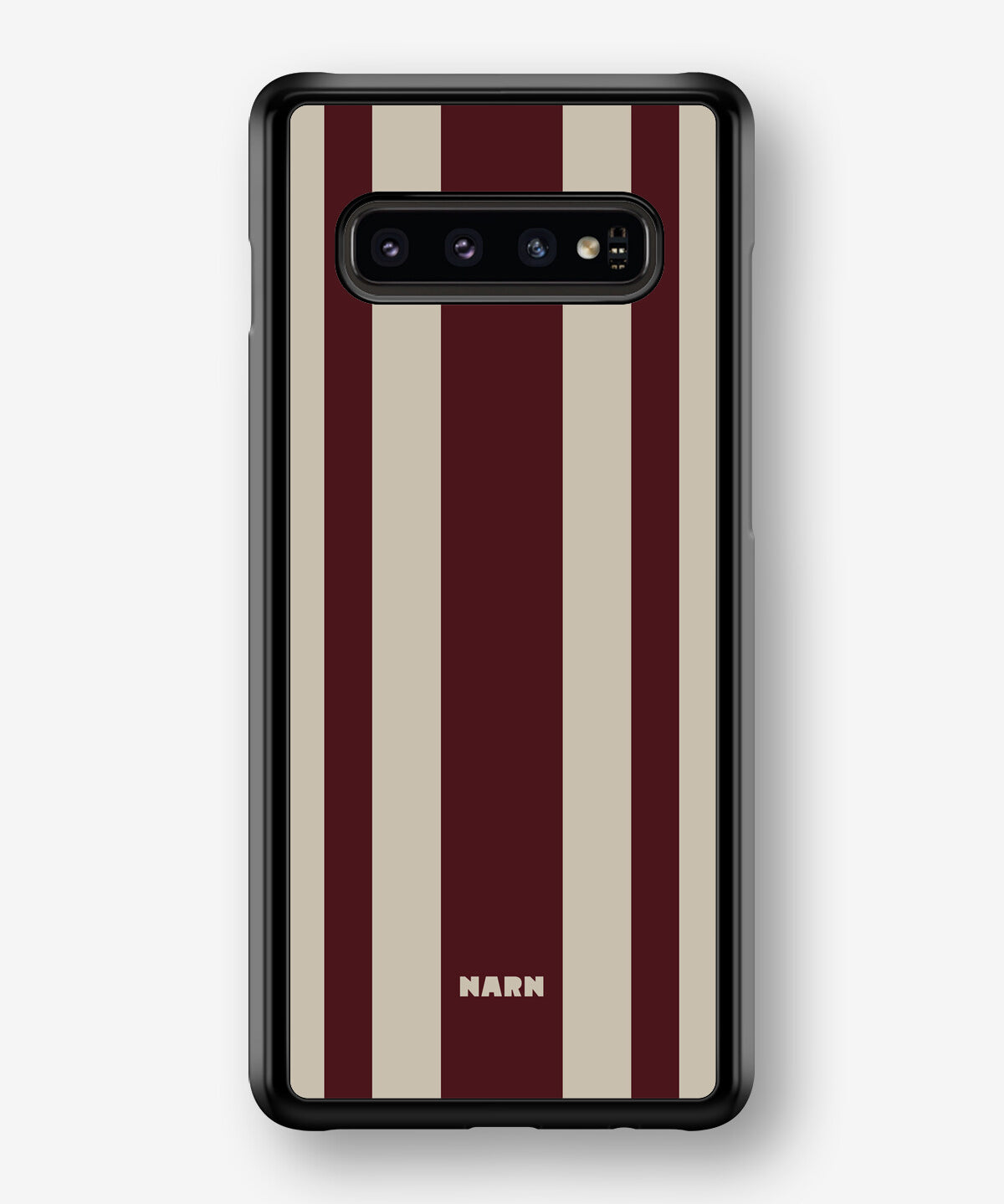 Samsung Galaxy S10 Plus Hard Case – Bordeaux Stripe - View 1
