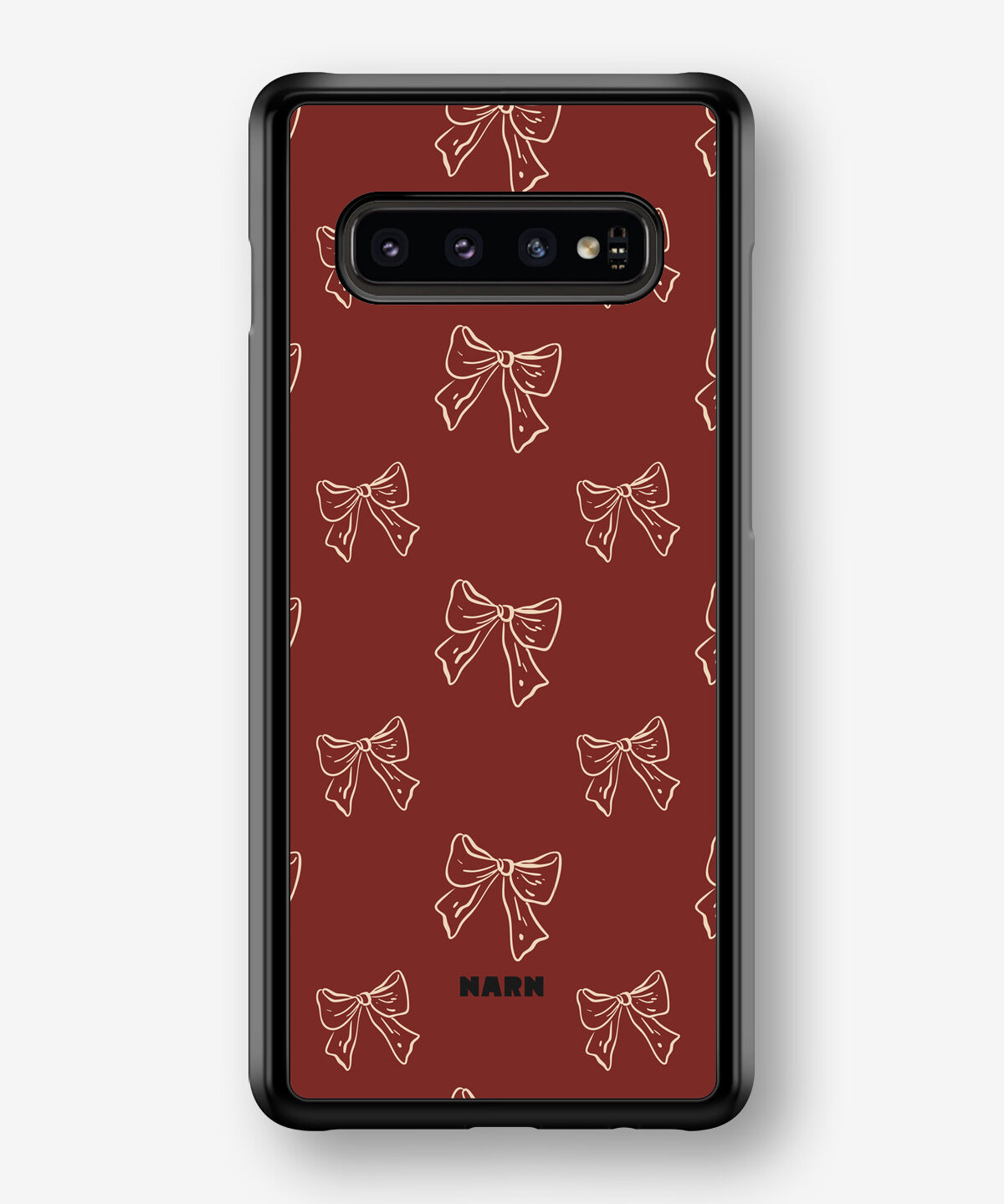 Samsung Galaxy S10 Plus Hard Case – Cherry Bows - View 1