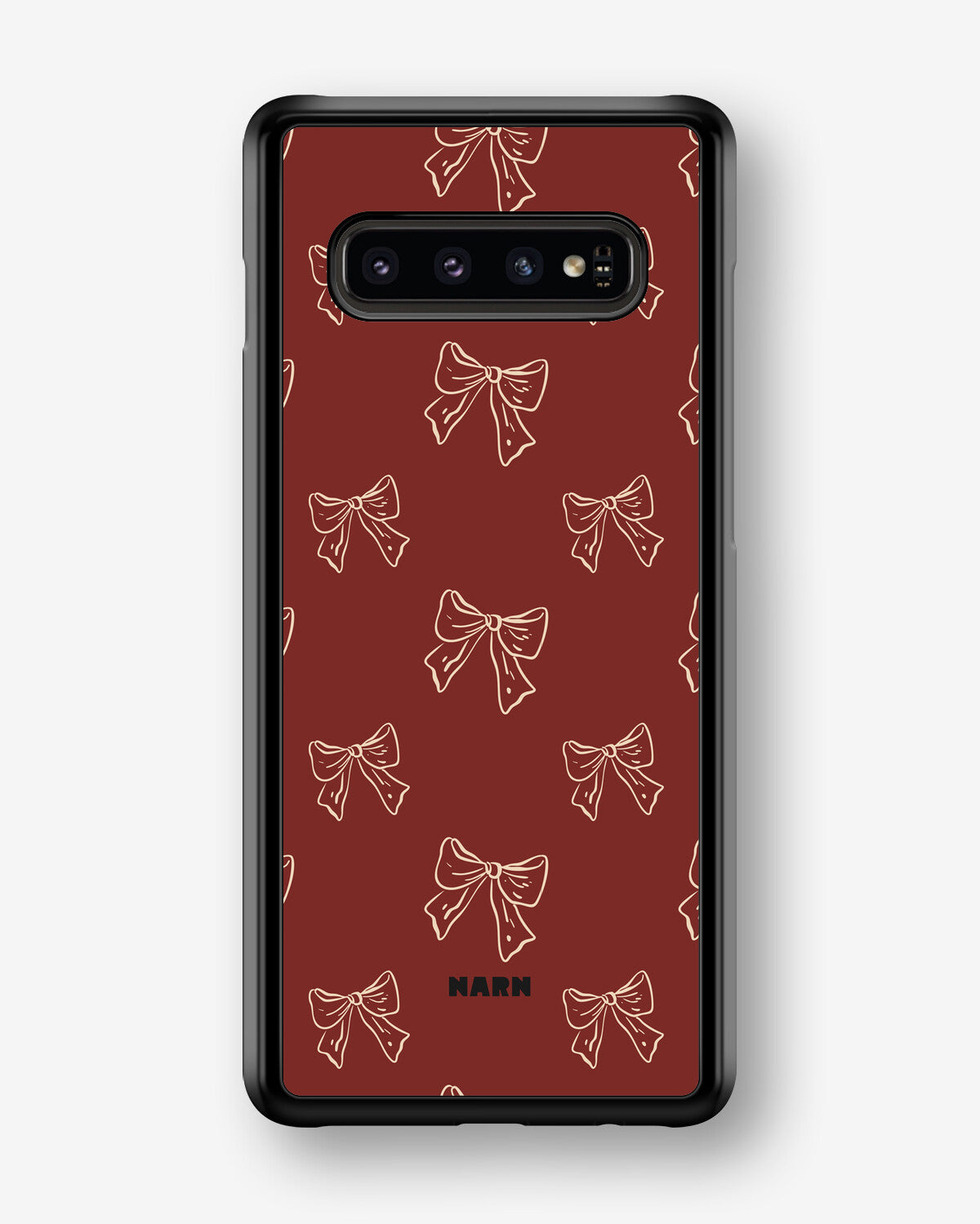 Samsung Galaxy S10 Plus Hard Case – Cherry Bows - View 1