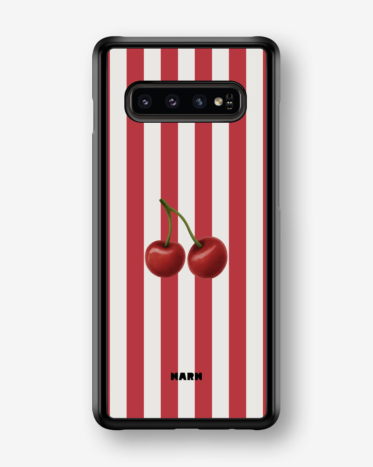 Samsung Galaxy S10 Plus Hard Case – Cherry Stripes - View 1