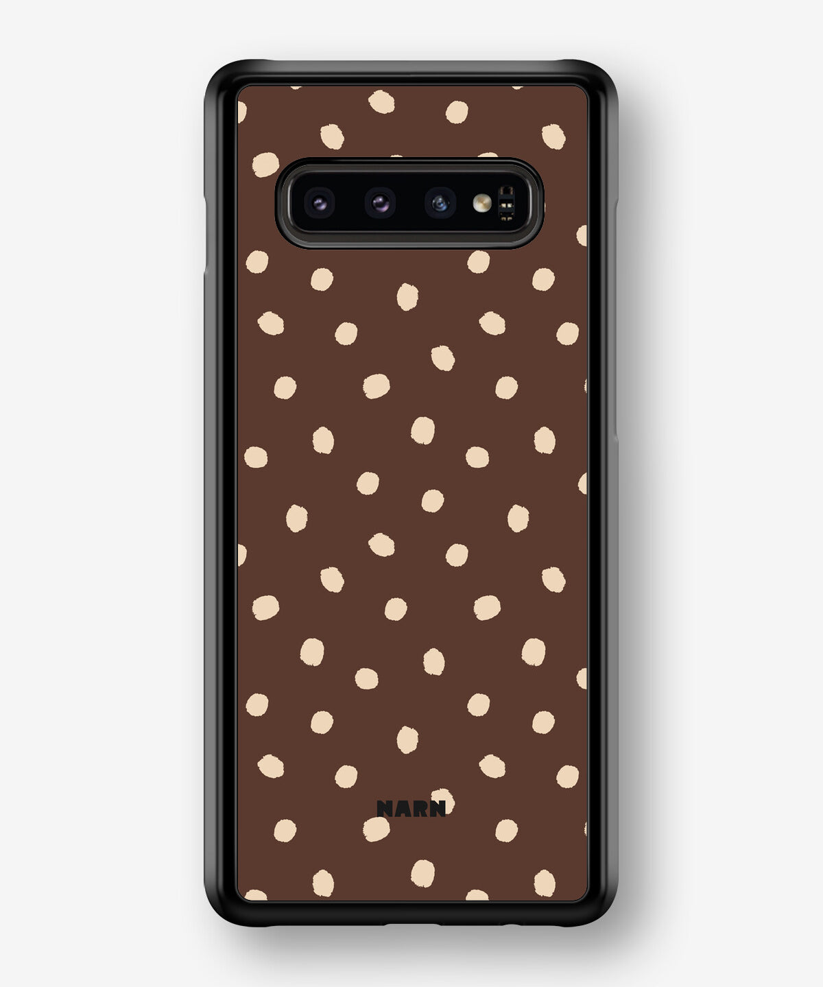 Samsung Galaxy S10 Plus Hard Case – Choco Dots - View 1