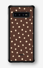Samsung Galaxy S10 Plus Hard Case – Choco Dots - View 1