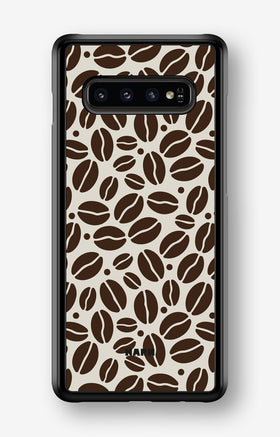 Samsung Galaxy S10 Plus Hard Case – Coffee Beans - View 1