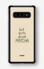 Samsung Galaxy S10 Plus Hard Case – Drink Matcha - View 1
