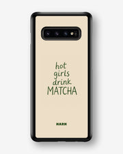 Samsung Galaxy S10 Plus Hard Case – Drink Matcha - View 1