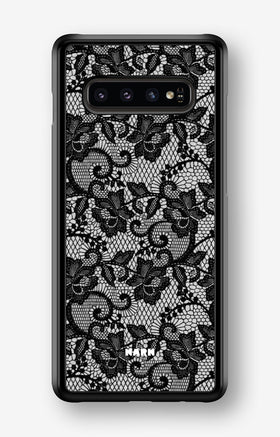 Samsung Galaxy S10 Plus Hard Case – Midnight Lace - View 1