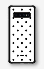 Samsung Galaxy S10 Plus Hard Case – Mono Dots - View 1
