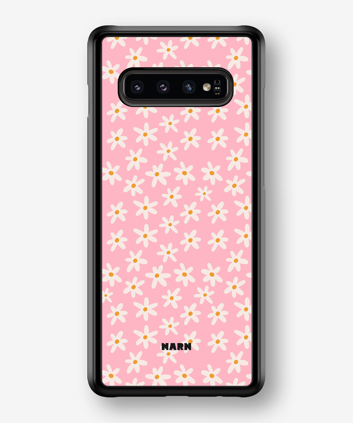 Samsung Galaxy S10 Plus Hard Case – Pink Daisy - View 1