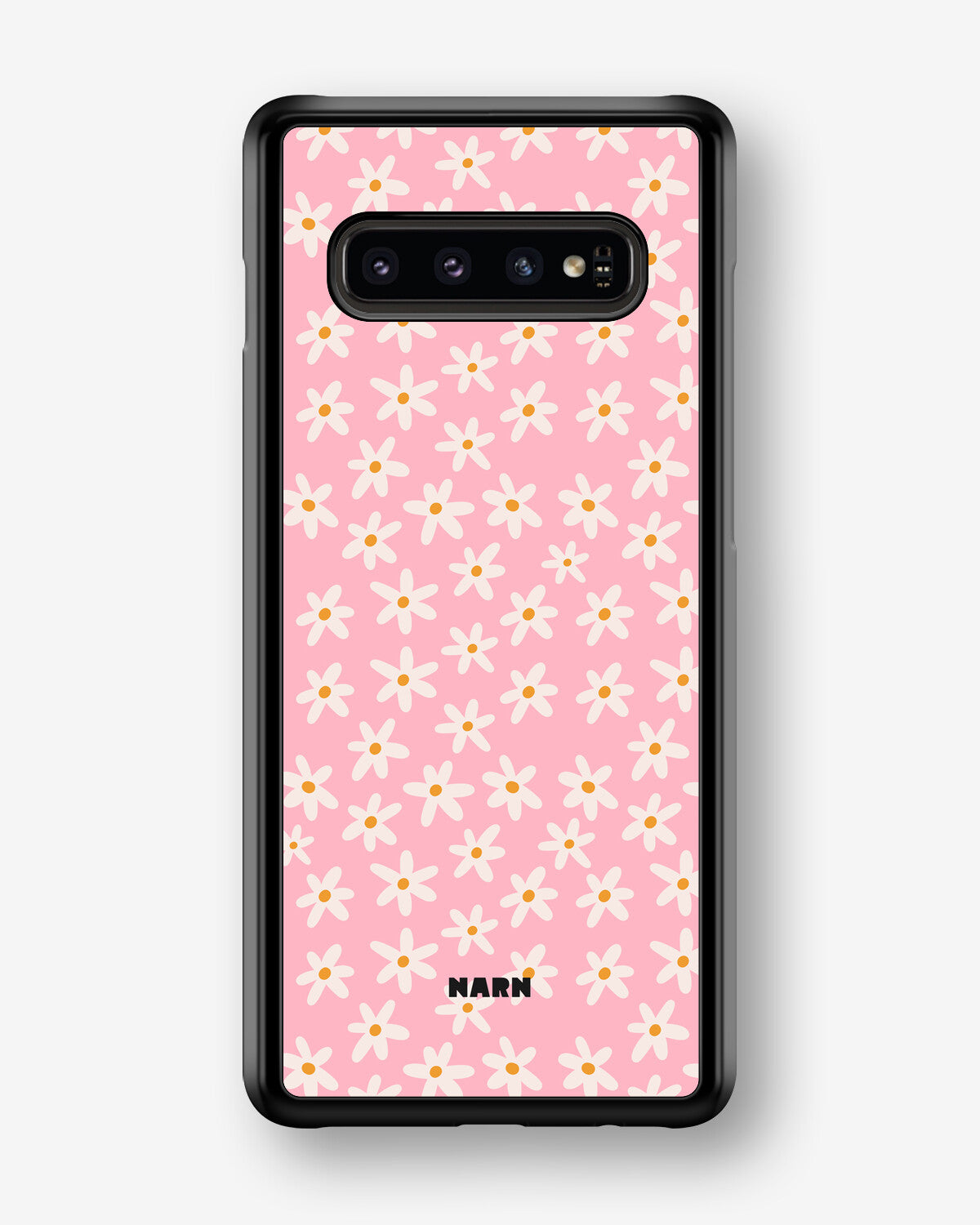 Samsung Galaxy S10 Plus Hard Case – Pink Daisy - View 1