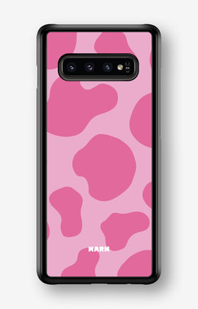 Samsung Galaxy S10 Plus Hard Case – Pink Moo - View 1