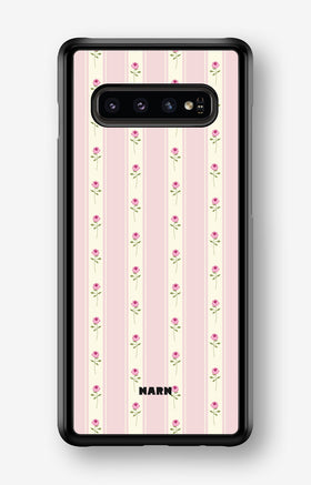 Samsung Galaxy S10 Plus Hard Case – Rose Lines - View 1
