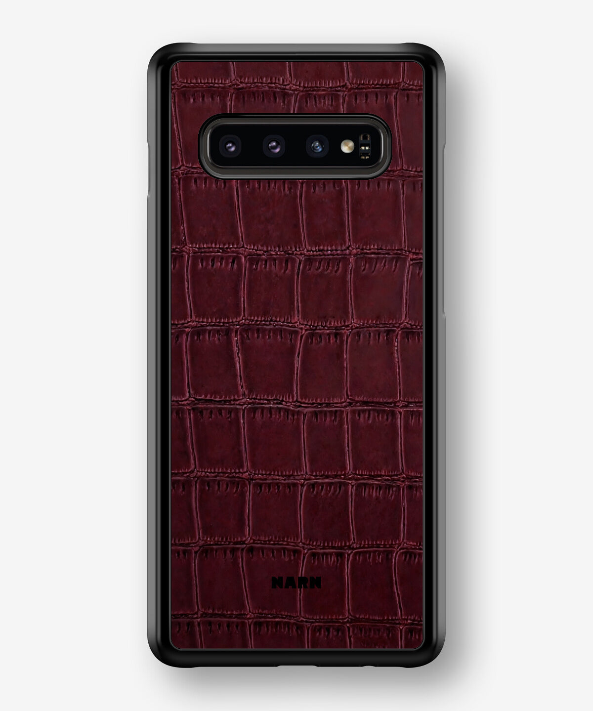 Samsung Galaxy S10 Plus Hard Case – Rouge Croc - View 1