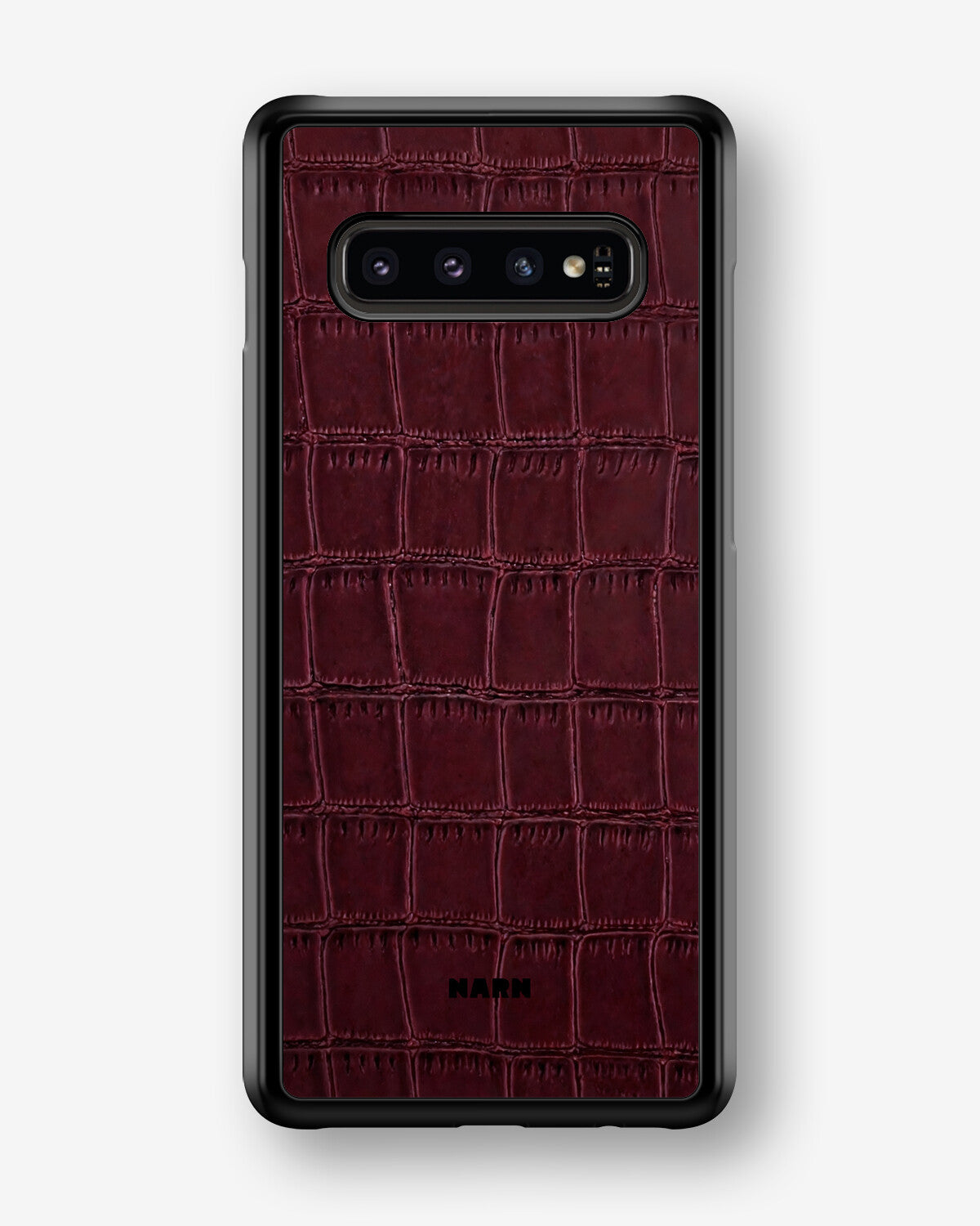 Samsung Galaxy S10 Plus Hard Case – Rouge Croc - View 1