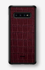 Samsung Galaxy S10 Plus Hard Case – Rouge Croc - View 1