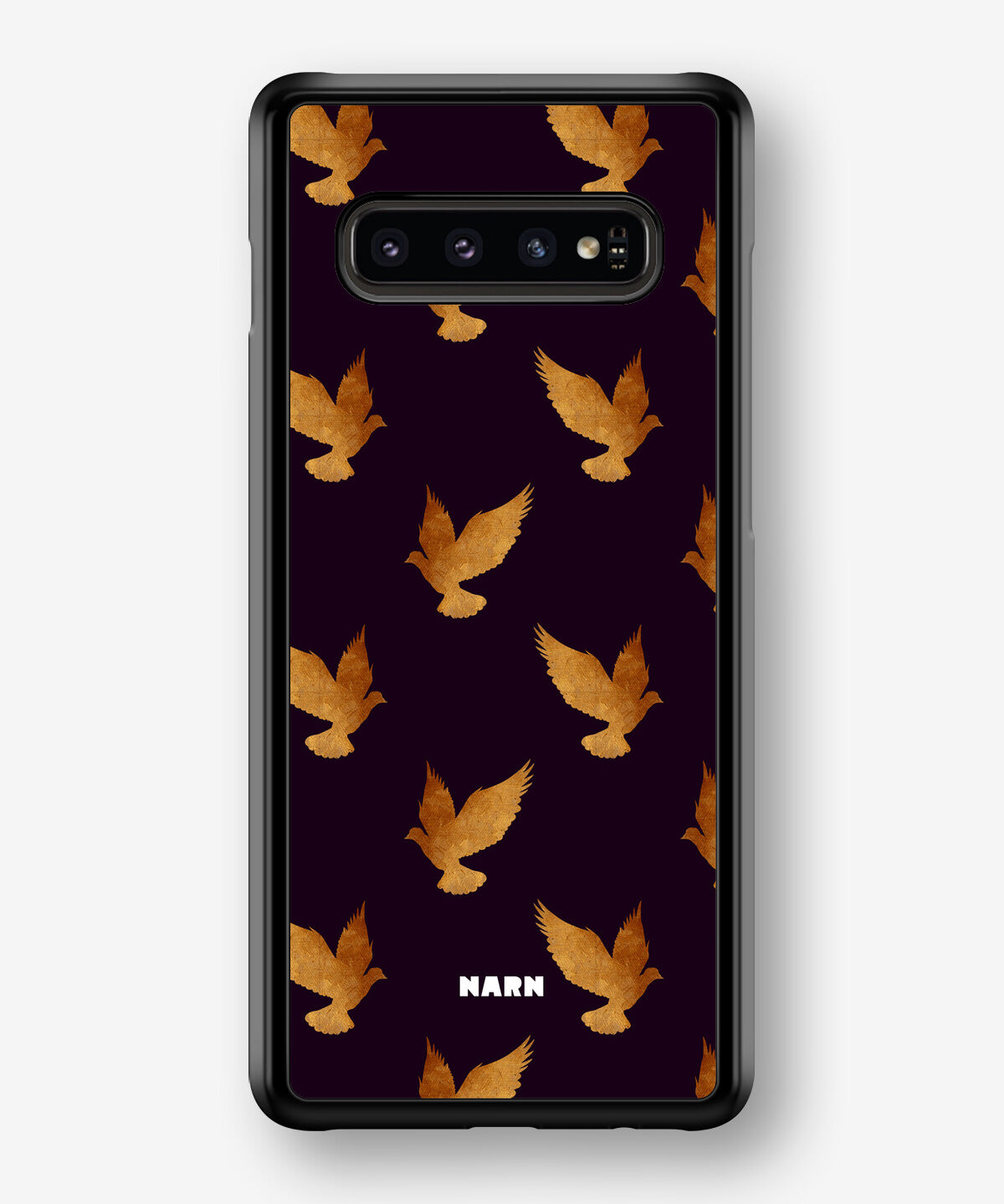 Samsung Galaxy S10 Plus Hard Case – Royal Doves - View 1