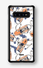 Samsung Galaxy S10 Plus Hard Case – Apricot Sneakers - View 1