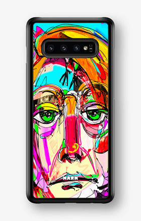 Samsung Galaxy S10 Plus Hard Case – Abstract Portrait - View 1