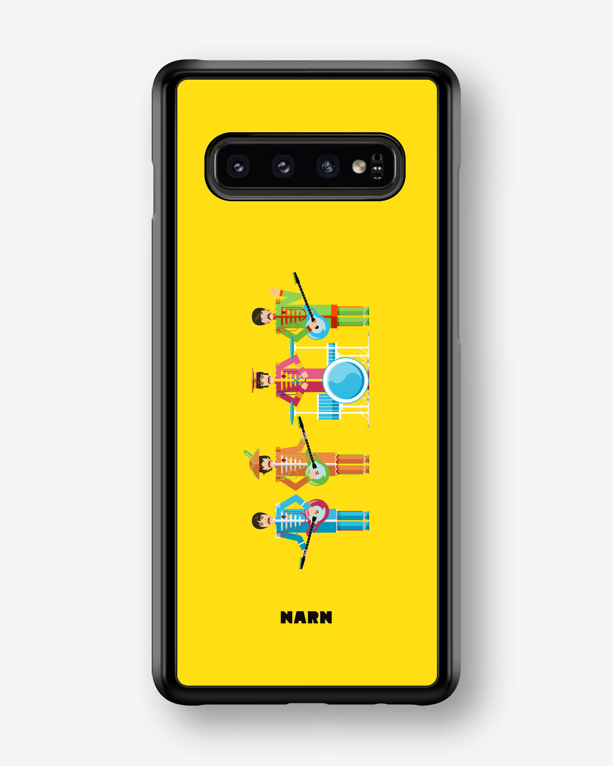 Samsung Galaxy S10 Plus Hard Case – Beatles Yellow - View 1