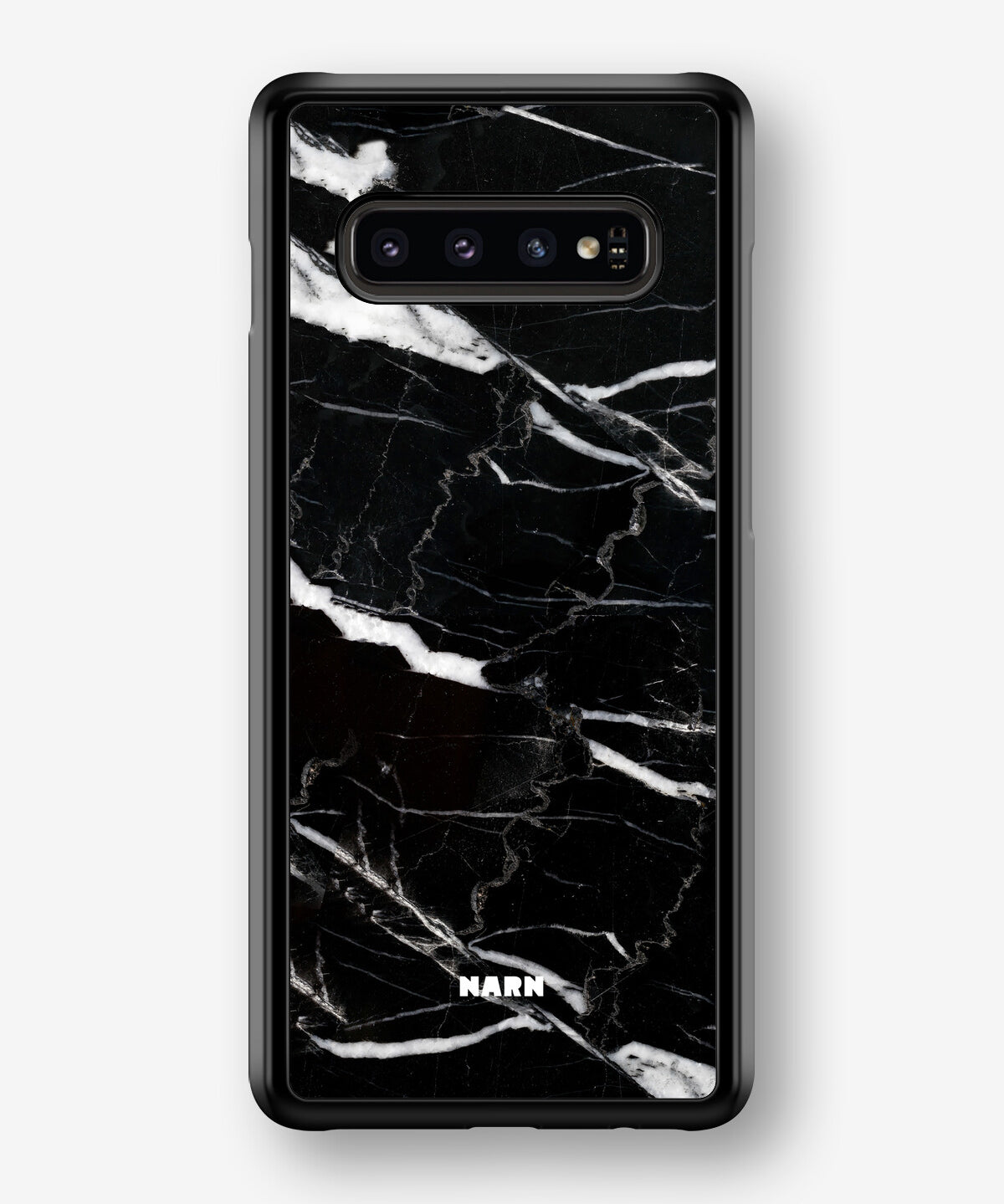 Samsung Galaxy S10 Plus Hard Case – Black Marble - View 1