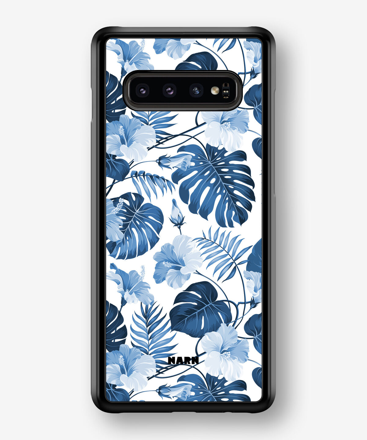 Samsung Galaxy S10 Plus Hard Case – Blue Tropics - View 1