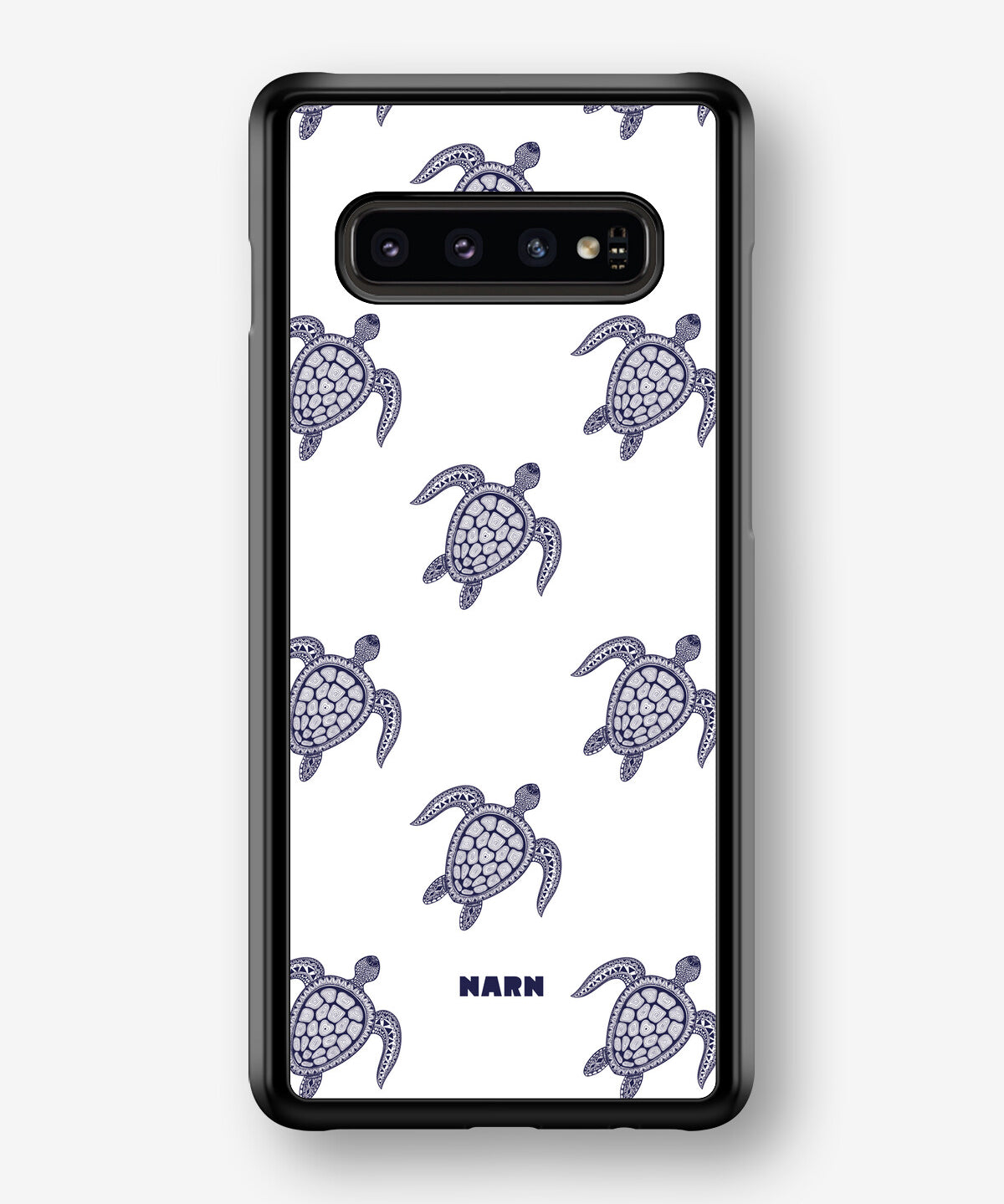 Samsung Galaxy S10 Plus Hard Case – Blue Turtles - View 1