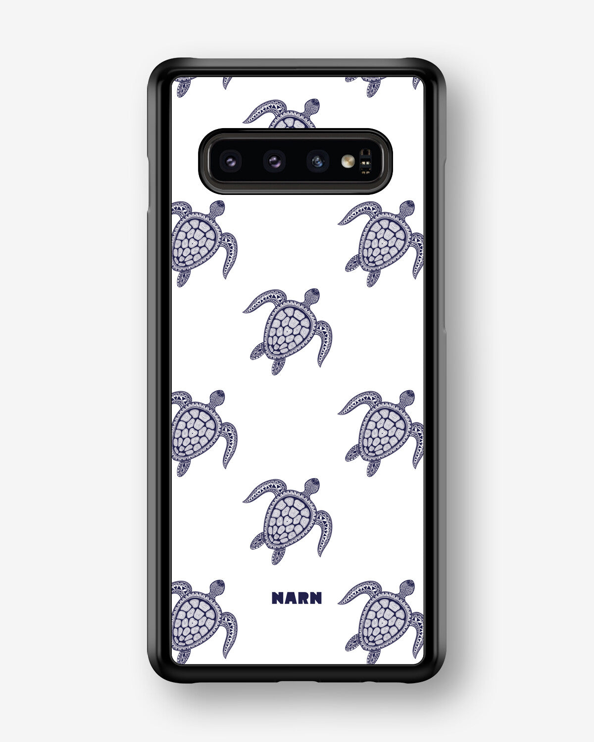 Samsung Galaxy S10 Plus Hard Case – Blue Turtles - View 1