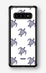 Samsung Galaxy S10 Plus Hard Case – Blue Turtles - View 1